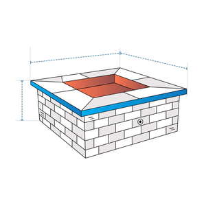 Square Fire Pit Covers from Vietnam 600D Oxford Fabric with PU Coating OEM / Customized Customized Size 15-25 Days - Product Image 2