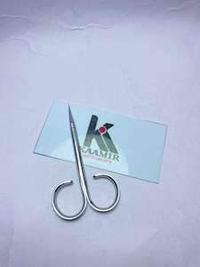 Tijeras Profesionales de Acero Inoxidable Curvas y Afiladas para el Cuidado de las Cutículas, Manicura y Pedicura con Logotipo Personalizado - Product Image 6