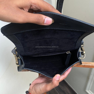 Sac à bandoulière en cuir de vachette usiné à la main personnalisé d'usine mini sac de luxe pour dames sac à main en cuir de marque de haute qualité pour femmes - Product Image 6