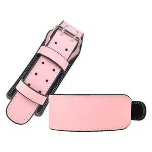 New Cowhide Weightlifting <b>Belt</b> Adjustable Prongs Waist Support for Strength Training Unisex Waist Support for Strength Training - Product Image 4