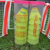 Shuttlecock Plastik Kelas C Non-Bulu 2 Lapis 15g Berkualitas Tinggi Profesional untuk Turnamen, Ringan, Ramah Lingkungan, dan Tahan Lama