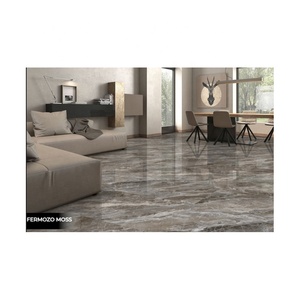 Azulejos de porcelana vitrificada de diseño moderno para sala de estar, azulejos de cerámica de porcelana con alto brillo, 600x1200 mm, azulejos de porcelana para piso - Product Image 2