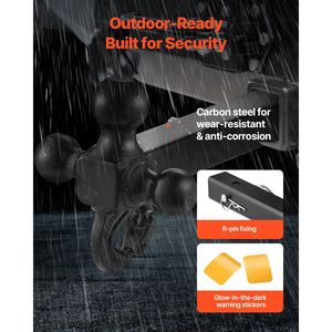 1-7/8 \ "2 \" & 2-5/16 \ "Tri-Ball avec crochet pour remorque 2 \" Récepteur Hitch Mounts - Product Image 5