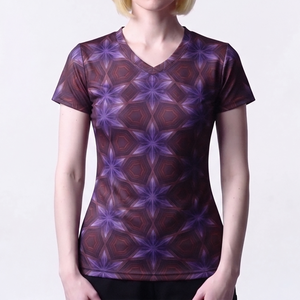 Camisetas de entrenamiento cómodas y elegantes, tela suave al tacto, material elástico, doble costura de alta calidad, camisetas de entrenamiento para mujer - Product Image 1