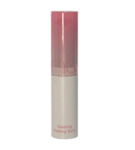 [Rom&nd GLASTING MELTING BALM 02 LOVEY PINK] Bálsamo labial coreano de belleza coreana, maquillaje coreano, cosméticos coreanos, bálsamo labial sin crueldad animal, efecto dewy, translúcido y brillante - Product Image 1