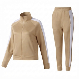 Conjunto Deportivo para Mujer, Estilo 2026, Transpirable, de Secado Rápido, con Cierre de Cremallera Completa, Mangas Largas, Pantalón con Cintura Elástica, Colores Sólidos - Product Image 6