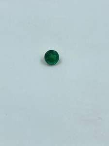 High Quality Natural Green <b>Emerald</b> A1 Quality 4.80mm 0.40cts Round Brilliant Cut Unisex Earrings Best for <b>Jewelry</b> <b>Sets</b> - Product Image 5