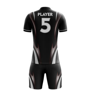 Camiseta de Voleibol de Manga Corta con Pantalones Cortos, Diseño Nuevo y Cómodo, Uniformes de Voleibol con Estampado, Gran Venta - Product Image 2