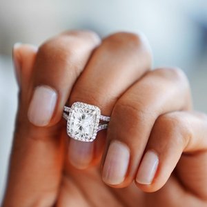 Charming White Silver <b>Crystal</b> <b>Ring</b> for Women Engagement Wedding Anniversary Gift Fashion Jewelry - Product Image 5