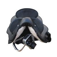 Selle de cheval islandais légère Rider's Trust, synthétique, confortable, assise souple, étriers réglables, durable, antichoc