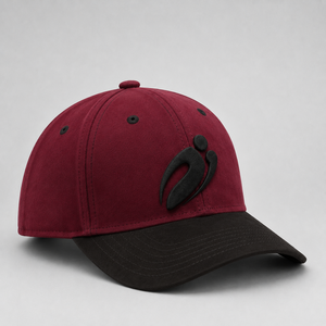 Casquette de baseball APICTO SPORTS en daim bicolore avec logo en relief, fermeture snapback réglable, 100 % coton, motif color block pour la course à pied - Product Image 5