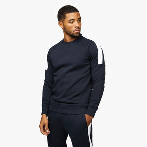 Sweat-shirts à col rond surdimensionnés de luxe pour hommes, de haute qualité, en coton lourd 100% French Terry, broderie de logo personnalisée, vêtements - Product Image 1