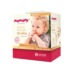 Embossed Tropical Mamamy 180-Piece Non-Woven Pattern Convenient <b>Compressed</b> Design Drawstring 100% Natural Rectangular Towel - Product Image 3