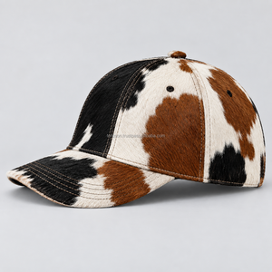 Casquettes en cuir de vachette légères, ajustables, unisexes, pour toutes les saisons, style sportif, vintage, classiques, respirantes, à 6 panneaux - Product Image 3