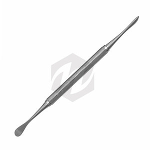 Élévateur périostal dentaire 18 cm, double extrémité, pointes émoussées de 10 mm avec manche creux, instrument chirurgical de qualité supérieure pour usage dentaire - Product Image 1
