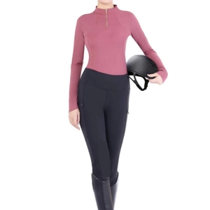 NUEVA Camiseta de Manga Larga para Montar a Caballo para Mujer, Ajuste Elástico y Absorción de Humedad, Camiseta Interior para Montar a Caballo de Alexandria - Product Image 2