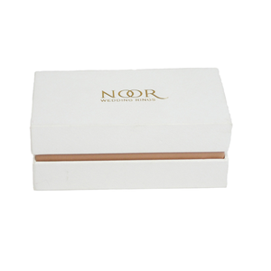 Caja de cartón rectangular de 112x62x45mm impresa personalizada al por mayor inserto de goma espuma de terciopelo de estilo moderno para pendientes de joyería - Product Image 3