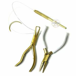 ชุดอุปกรณ์ต่อผมสแตนเลสแบบเย็บมือ พร้อมคีม - Product Image 4