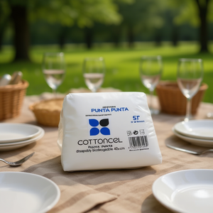 Servilletas Desechables Biodegradables 40x40 de Papel Blanco para Fiestas y Eventos - Product Image 3