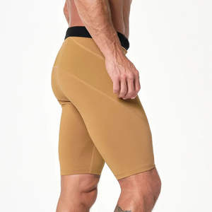 Pantalones Cortos de Compresión para Hombre de Alta Calidad, Hechos en Pakistán, Estilo Urbano, Cintura Elástica, Color Sólido, Marca Privada Disponible para la Venta - Product Image 6