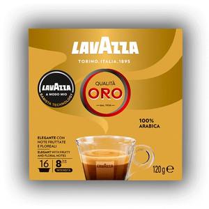 Producto en Oferta: Lavazza A Modo Mio Qualità Oro, 12 Cápsulas de Café – Espresso Italiano Premium de Alta Calidad, Mejor Precio - Product Image 1