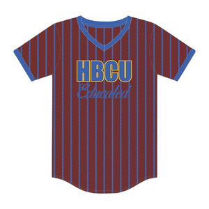 Camiseta de béisbol tipo jersey de chenilla personalizada para hermandades griegas SGRho, con el lema Divine Nine, para miembros de Sigma Gamma Rho negros con educación HBCU, 2026 - Product Image 2