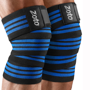 Bandes de compression élastiques robustes pour genoux 2m 3m – Soutien pour la force athlétique, les squats, les soulevés de terre, l'haltérophilie et l'équipement de gym - Product Image 1