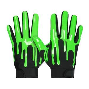 Gants de football américain sur mesure pour hommes, haute adhérence, antidérapants, de qualité supérieure, pour l'entraînement sportif. - Product Image 1