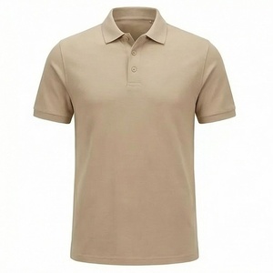 High Quality 100% Cotton Fabric Plain Dyed Polo <b>T</b>-<b>Shirts</b> <b>With</b> Turn Down <b>Collar</b> and Front Button for Men at Wholesale Price New - Product Image 1