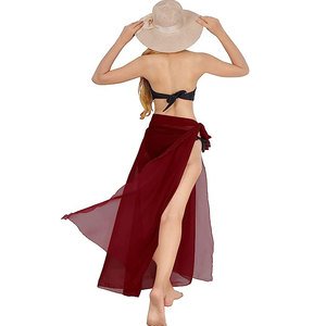 New Arrival Custom Print <b>Wrap</b> Sarong Cover up for Women Direct Factory Supplier Summer <b>Beach</b> Cover up In Bulk Quantity - Product Image 3