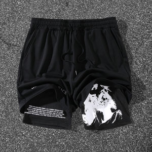 Pantalones Cortos Deportivos Personalizados de Verano para Hombre y Mujer, Transpirables, Estilo Trabajo, con Decoración Estampada, para Ciclismo - Product Image 3