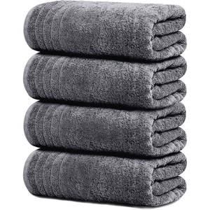 Premium Quality Woven Cotton <b>Bath</b> <b>Towel</b> <b>Set</b> Soft Quick Dry Absorbent Durable Luxury Terry <b>Towels</b> 400-500 GSM Hotel Spa Bathroom - Product Image 4