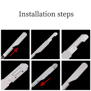 ผู้จัดจำหน่ายมีดโกนตรงสำหรับร้านตัดผม สีตามสั่ง |   มีดโกนแบบพับได้สำหรับผู้ชาย ให้การโกนที่เรียบเนียน - Product Image 5