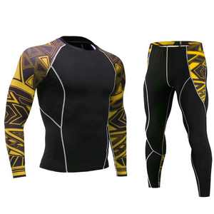 Venta al por mayor: Conjunto de Rash Guards para hombre con diseño moderno 2026, de secado rápido, ropa deportiva de compresión, uniformes sublimados para BJJ - Product Image 1