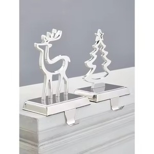 Luxury Holiday <b>Stocking</b> Hook Metal Design for Seasonal Interior Arrangements - Product Image 3