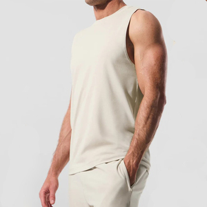 Débardeur de course pour homme, coupe droite, respirant, séchage rapide, en Spandex/Coton, avec logo personnalisé, haute qualité, meilleur prix, vente en gros - Product Image 1