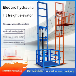Lift Elektrik Rumah Tangga Kecil, <span class=keywords><strong>Platform</strong></span> Hidrolik Sederhana untuk Gudang dan Pabrik, Hoist Barang Elektrik - Product Image 3