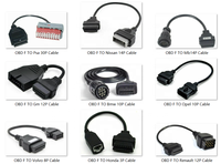 Cable de Extensión OBD de Cobre Personalizado para Autos, Camiones, Motocicletas y Dispositivos de Diagnóstico - Aislamiento de Goma PVC Duradero, 300 mm de Longitud