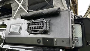 Capot de camion en aluminium avec auvent latéral et espace de rangement pour Ford F-150 avec benne de 5,5 pieds, en Oxford 600D - Product Image 4