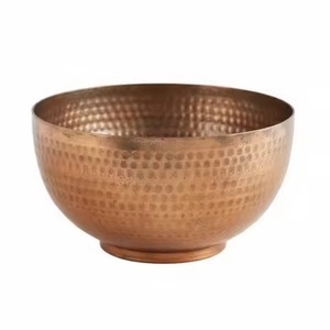 Cuenco de Cobre Hecho a Mano, Plato Decorativo de Metal para Servir, para Mesa de Comedor, Restaurante, Hotel, Banquete de Boda, Comida para Fiestas - Product Image 2