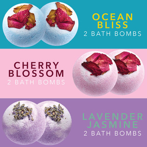 Bomba de baño colorida de burbujas ricas hechas a mano, juego de regalo, Perfume, bombas de baño efervescentes orgánicas hidratantes naturales de lujo, OEM de Vietnam - Product Image 4