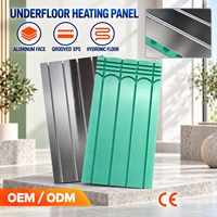 Panneau XPS pré- rainuré en aluminium composite BNT avec taille personnalisable pour chauffage par le sol hydronique