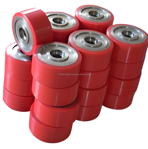 Rouleaux industriels en polyuréthane Phoenix ABC, dureté 40-90 Shore, finition de surface la plus fine, lisses, noirs, roues dynamiques - Product Image 2