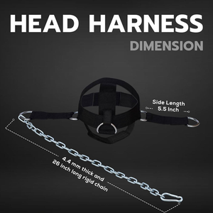 Professional Head <b>Harness</b> Men Women Gym Neck Trainer Strength Training Support Resistance OEM Supplier - Product Image 3