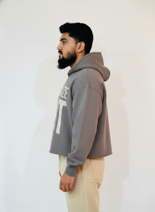 Heavyweight Acid Wash Exposed Seam Raw Hem Destroyed Cropped Unisex Grunge Custom Distressed Outdoor Hoodies for Men - Product Image 3