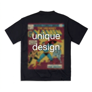 T-shirts à manches courtes à col imprimé avec logo personnalisé, coupe classique, streetwear de haute qualité, fibre de bambou premium 180g 220 gsm pour hommes - Product Image 3