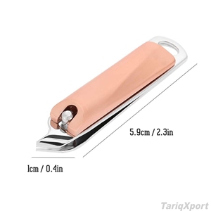 ที่ตัดเล็บสแตนเลสแบบใหม่ คมโค้ง/ตรง พกพาสะดวก ปากกว้าง ด้ามจับหลากสี สำหรับผู้ใหญ่ - Product Image 4