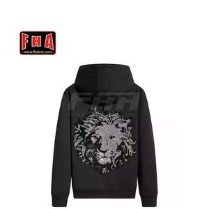 Sweat à capuche pour femmes, logo brodé personnalisé, combinaison doublée en satin, pull brodé, chenille, - Product Image 5