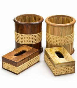 Handcrafted Luxury Sandalwood Tissue Box with Brass Inlay for Religious Winter Use Eco-Friendly Indian Incense - Product Image 3