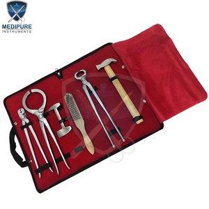 Professional Equine Farrier Tool Set with Hoof Knives Nail <b>Puller</b> Hoof Clincher Pliers for Horse Shoeing Equipment - Product Image 3